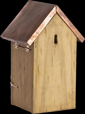 Caja Nido Techo Cobre para Herrerillos